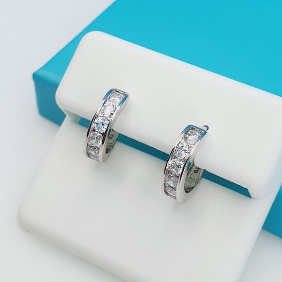 "925 Sterling Silver CZ Beautiful Earrings for Women, 1USPAR4279 - Picture 2 of 11